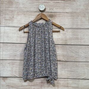 Sienna Sky Multicolor Sleeveless Floral High Neck Top XS